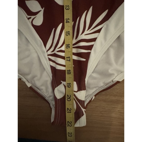 Swimsuits For All Gabifresh One Piece Brown Floral Size 18 D/DD NWT - Picture 10 of 11